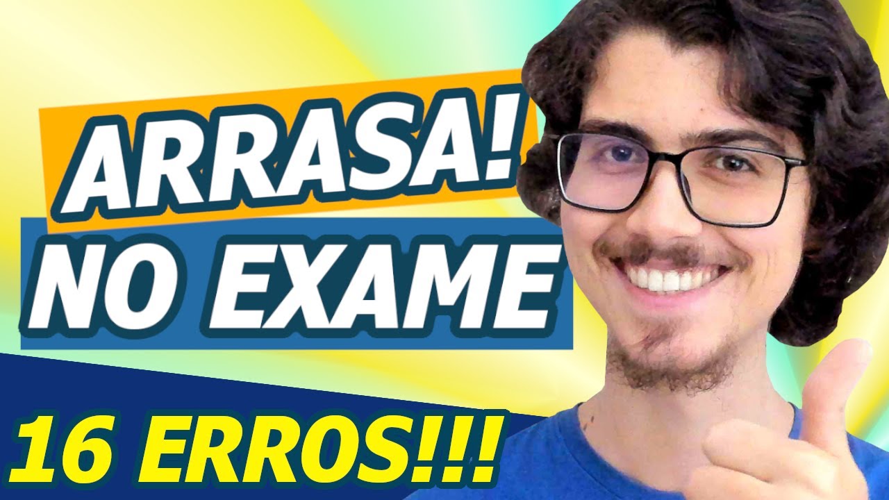 Os *16 ERROS A EVITAR* ao estudar Matemática (ARRASA no Exame 2022!)