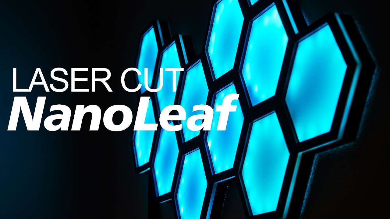 LED Nano Leaf: Free File Download! (A Must For Laser Cutters) - Boss Laser