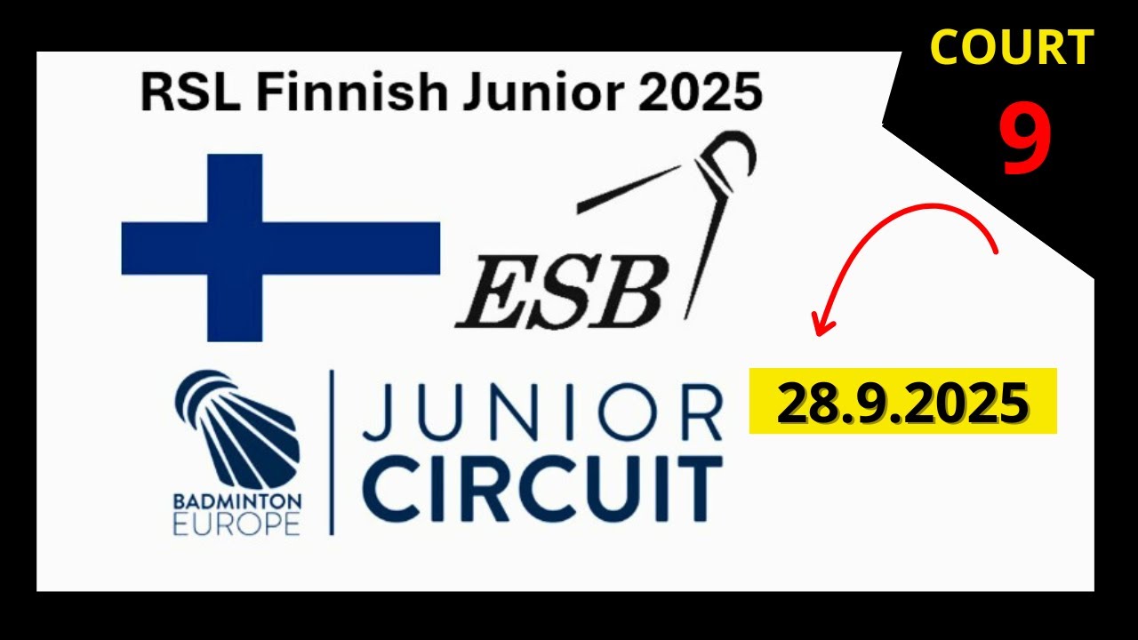 Court 9 | RSL Finnish U17 Open 2025 | SF - Finals