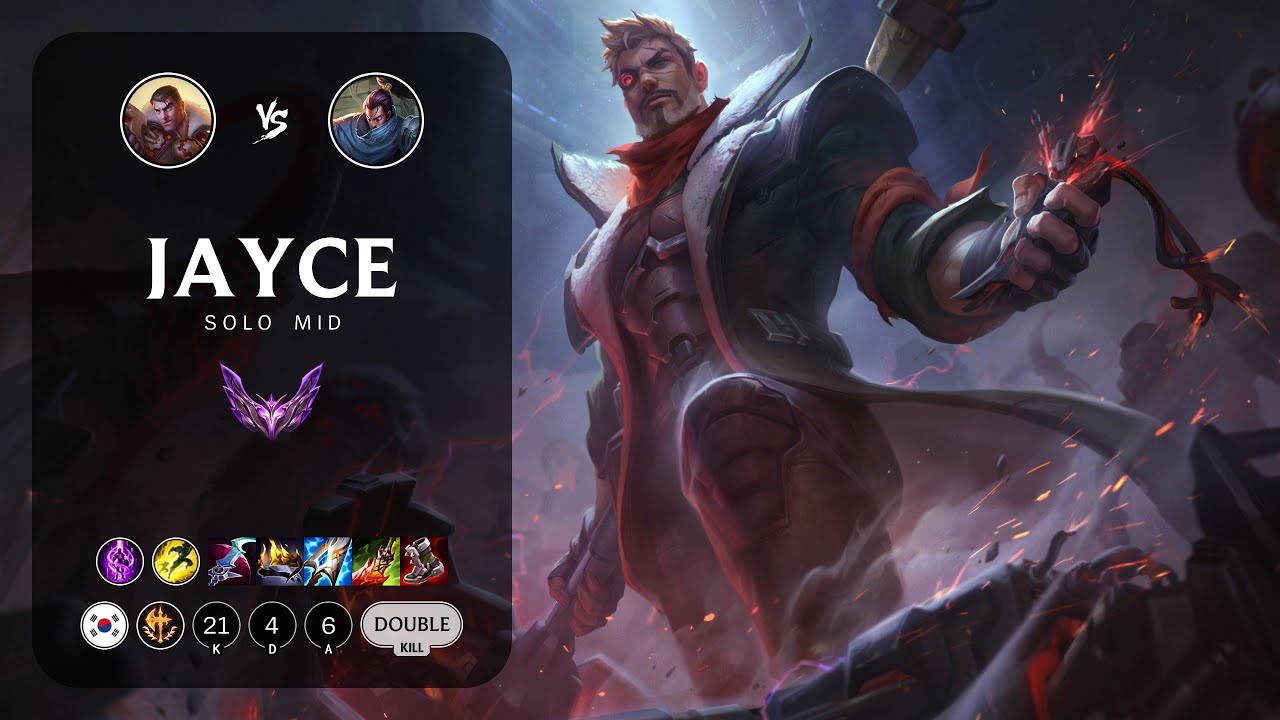 Jayce Mid vs Yasuo - KR Master Patch 14.4