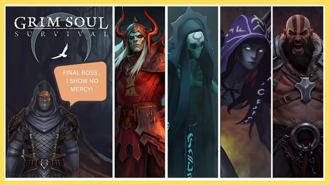 4 Bosses of Grim Soul | Farming Oats | Prepare for The Boat | Grim Soul