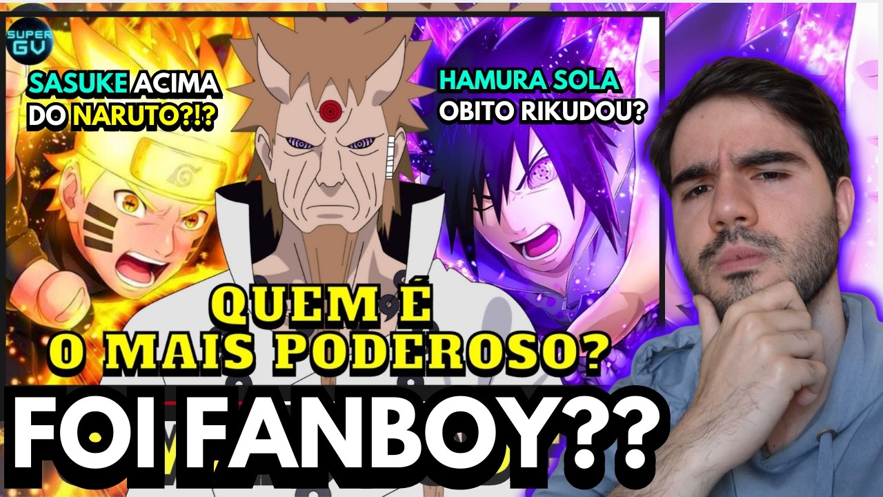 TOP 10 PERSONAGENS MAIS PODEROSOS de NARUTO SHIPPUDEN I REACT ao @Super Geek Verso #naruto #sasuke