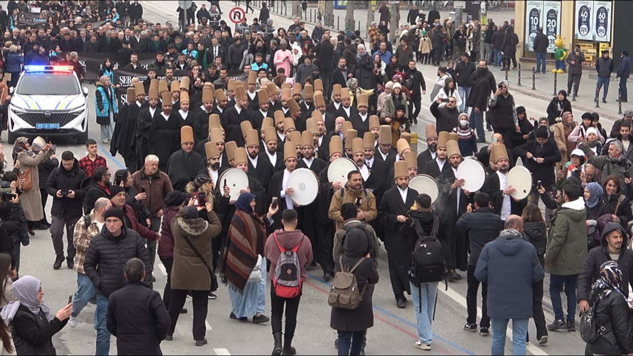 Konya'da 751. Vuslat Yıldönümü Anma Törenleri başladı #mevlana #rumi #vuslat #konya