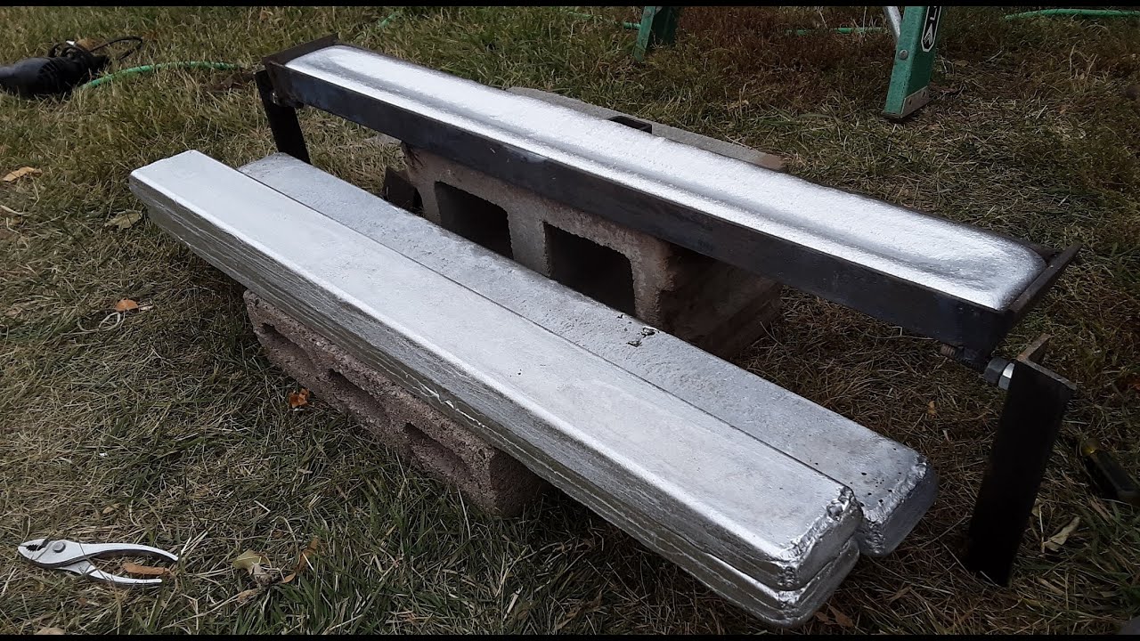 270 pound aluminum melt
