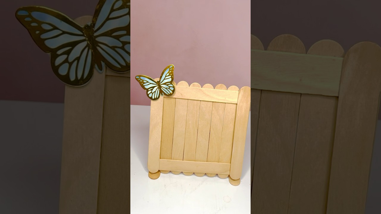 how to make photo frame | ice cream stick￼ |episode 2 ￼#shorts #photoframe #youtubeshort #diy