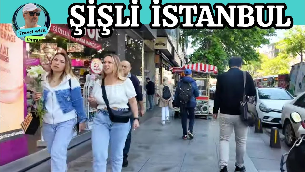 WALKING ON A  VERY BEAUTİFUL DAY IN ŞİŞLİ, ISTANBUL. 4K HDR 2024