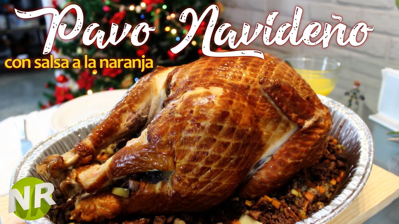 🔴 Pavo Ahumado Relleno a la naranja - Receta Léon Guanajuato