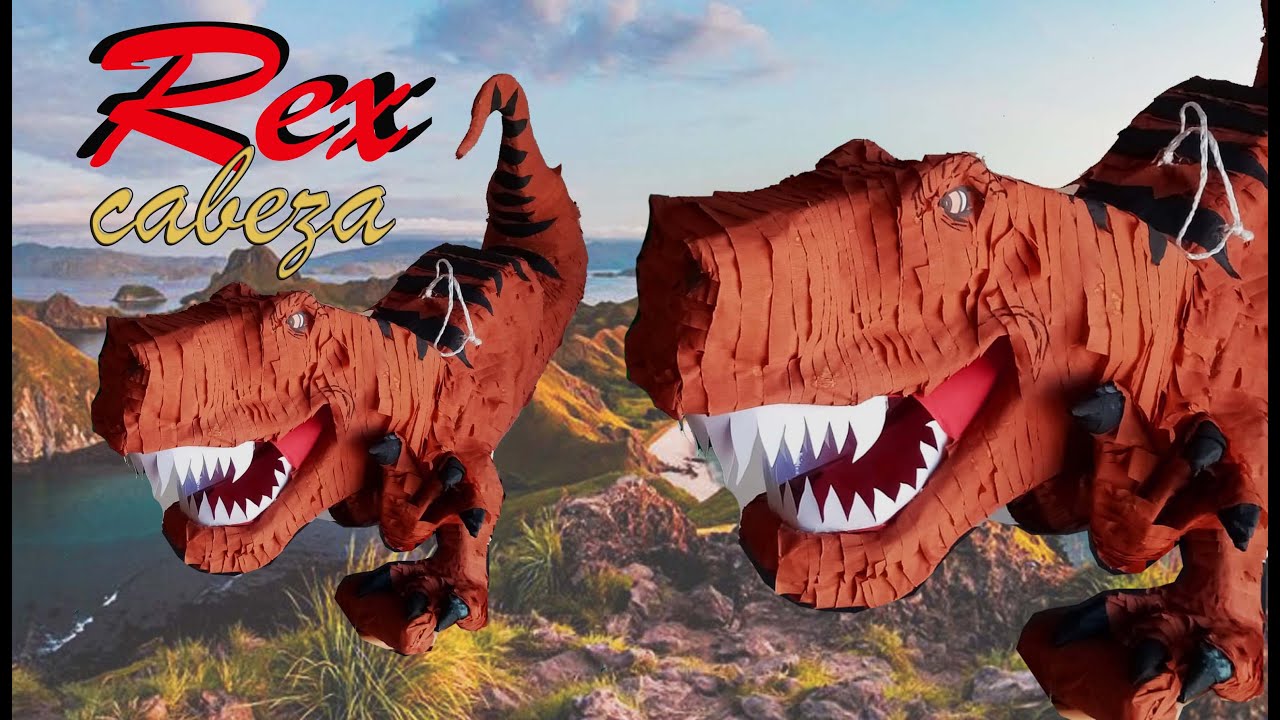 PIÑATA DE TIRANOSAURIO REX