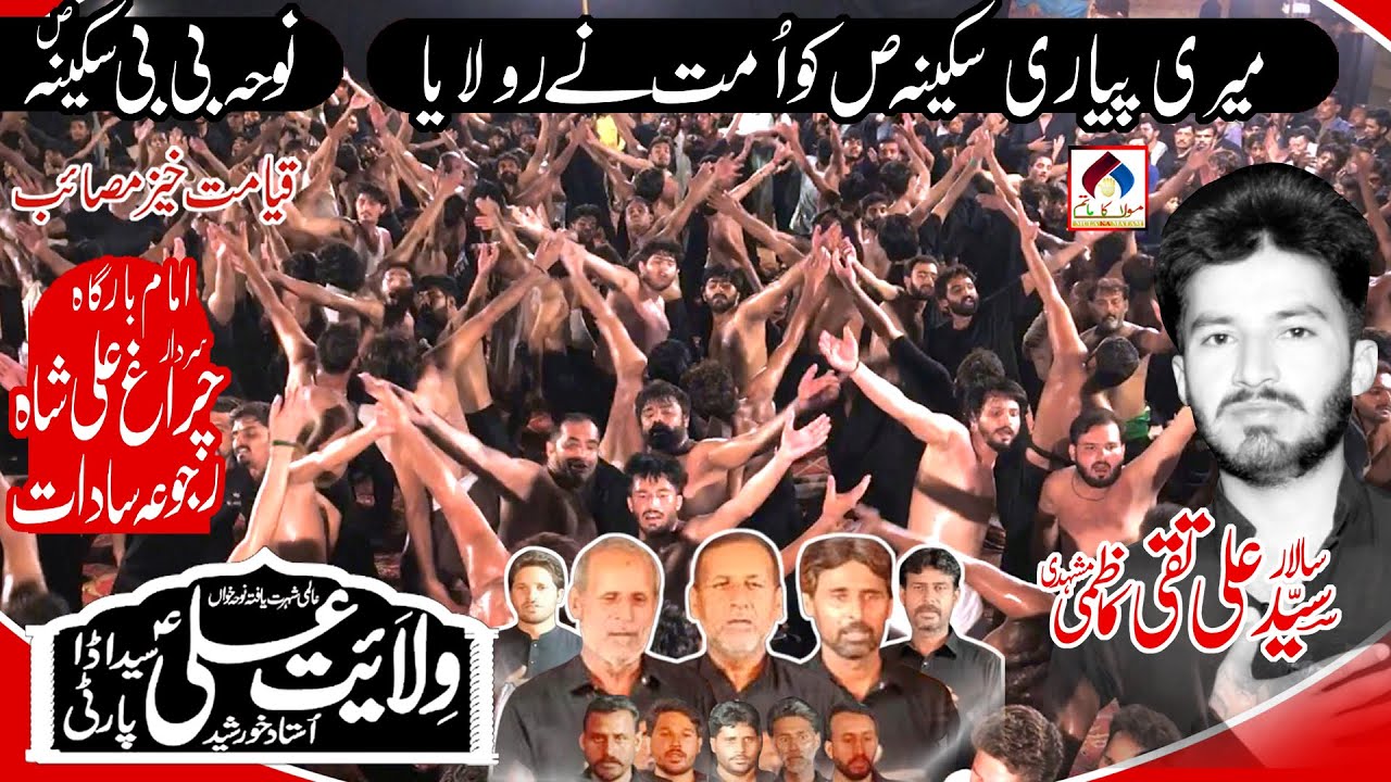 Meri Pyari Sakina Ko Umat Ny Rulaya Hai | Wilayat Ali Syed Ada Party | 12 Safar 2023 Rajoya Sadat