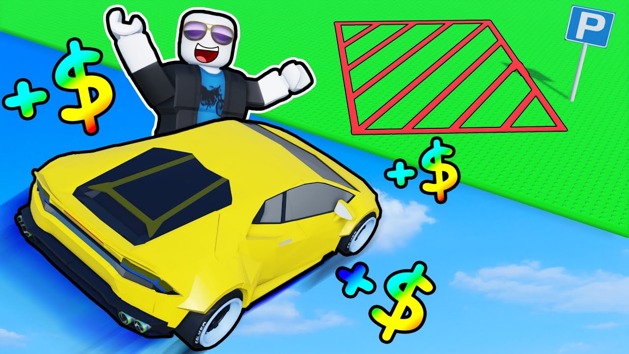 making BILLIONS by PARKING CARS in Roblox...