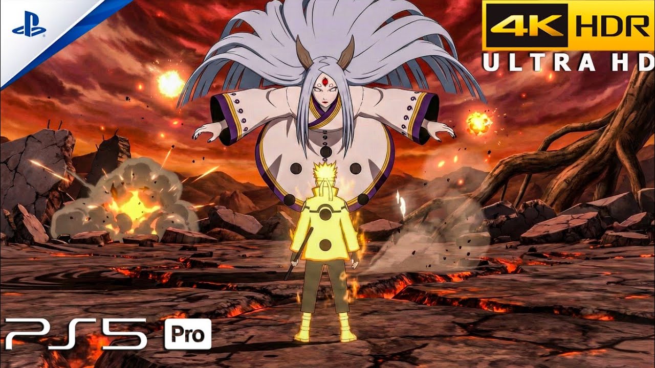Naruto STORM 4 (PS5 Pro) 4K 60FPS HDR Геймплей