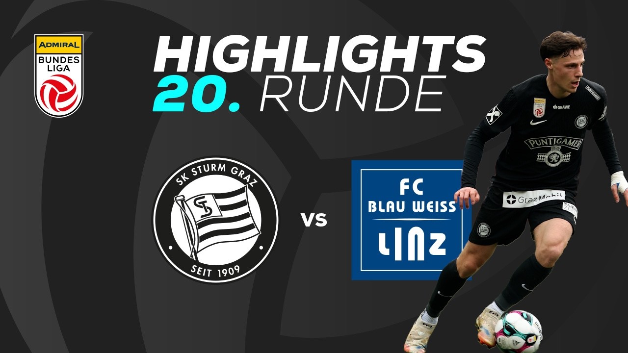 SK Puntigamer Sturm Graz - FC Blau-Wei&szlig; Linz 20. Runde ADMIRAL Bundesliga 2025/26