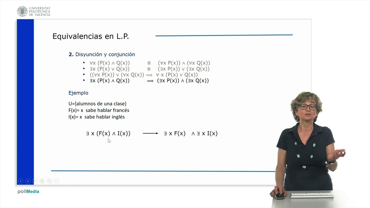 Equivalencias de la L&oacute;gica de predicados |  | UPV