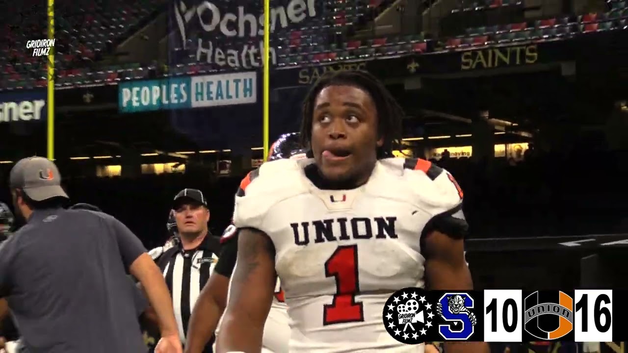 Louisiana 3A Championship Game was a Movie! Mr. Do it All Trey Holly and Union Parish vs Sterlington