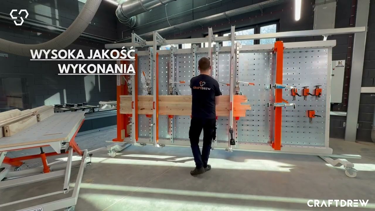 PSM 4000 – Profesjonalna prasa stolarska montażowa od CraftDrew