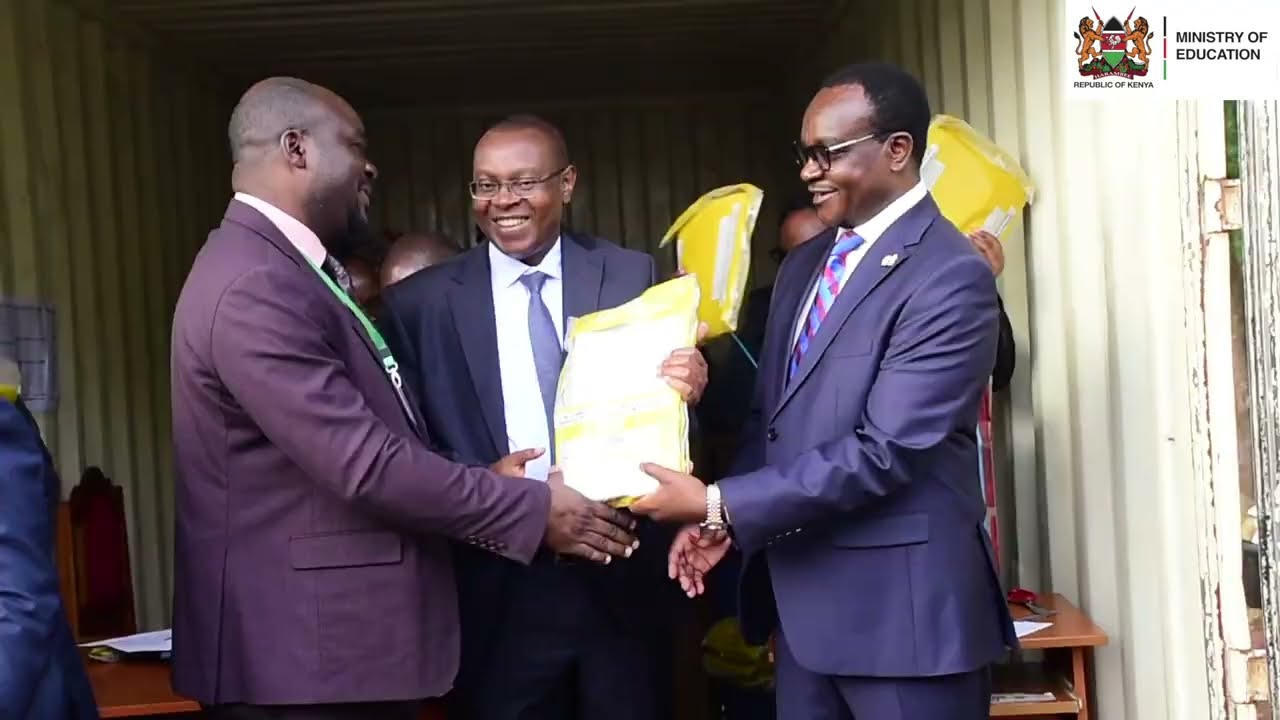 Cabinet Secretary Hon. Julius Ogamba updates on KNEC exams overseeing opening in Ruiru - Kiambu