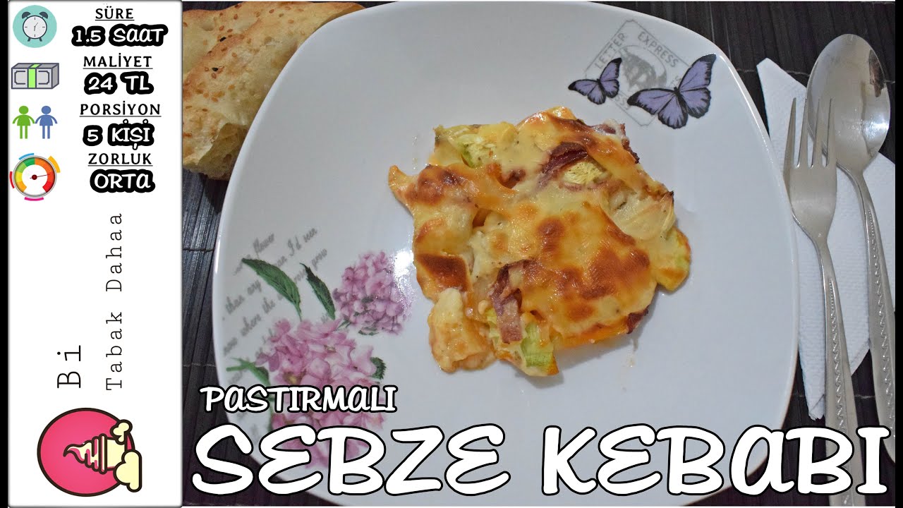 Sebzeden Hoşlanmayanlara Sebze Sevdiren Tarif: Pastırmalı Sebze Kebabı |#Evdekal