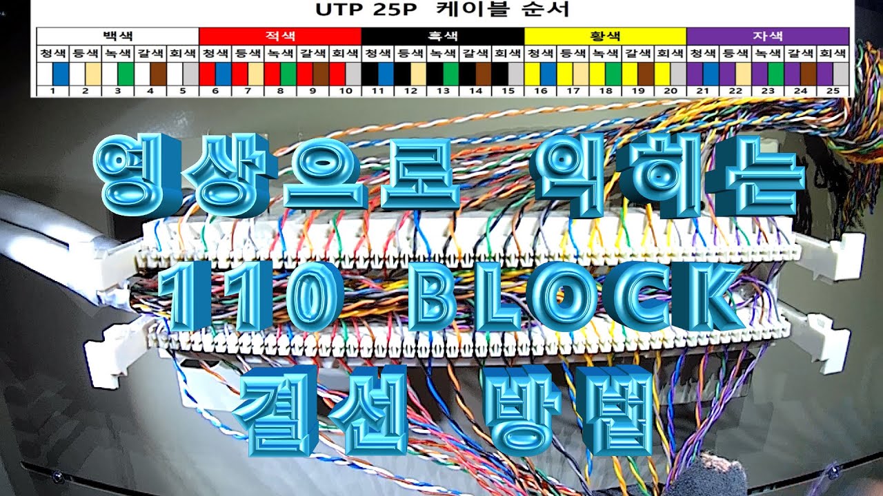 [통신공사]#004 원텐블럭 결선
