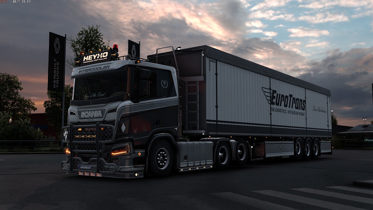 ETS2 1.58 Driving Scania Next Gen Flat Cab (MDT Mod)