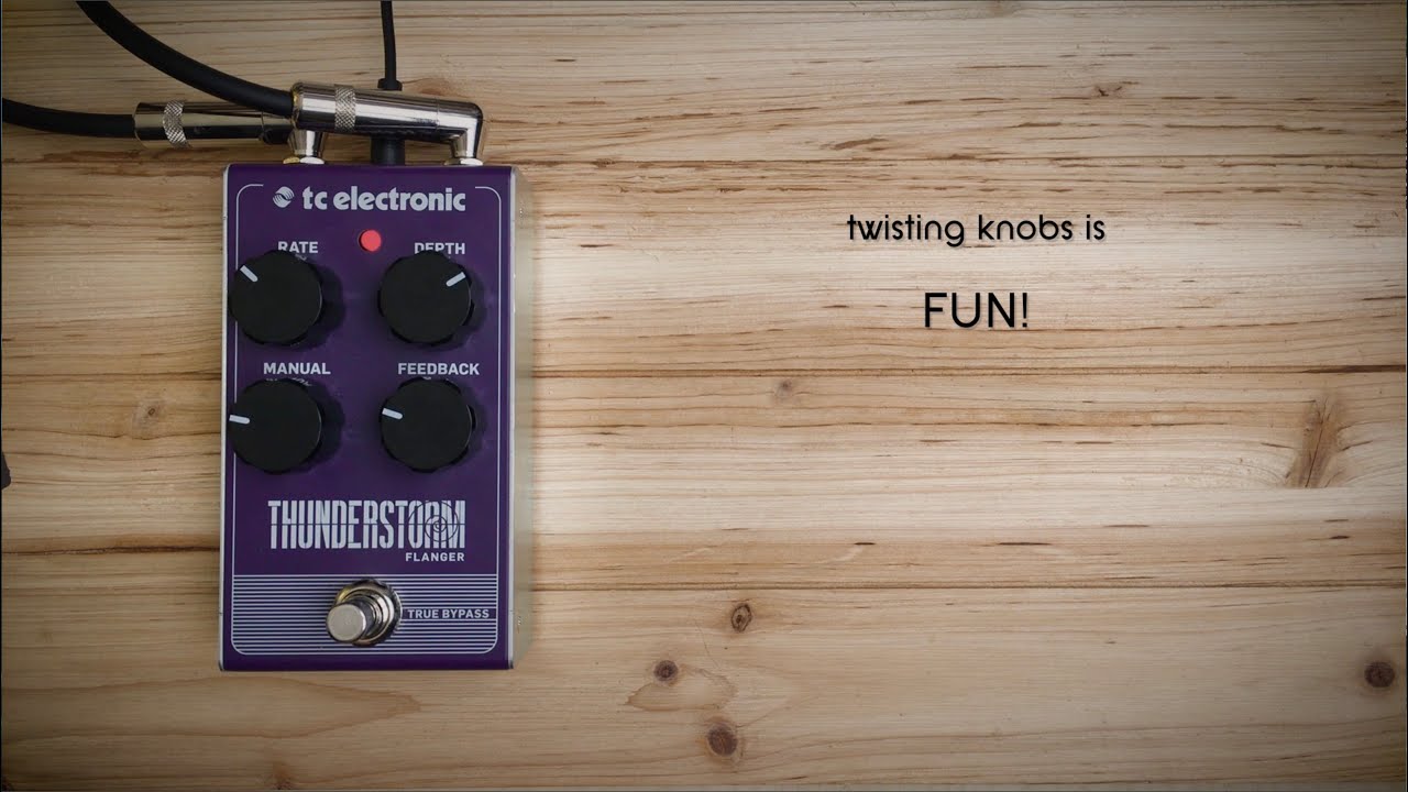 P&B Pedal Tones - THUNDERSTORM Flanger by TC Electronic