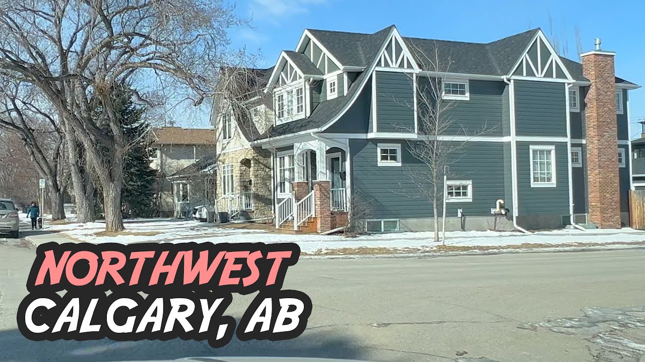 Driving Through Northwest CALGARY ALBERTA