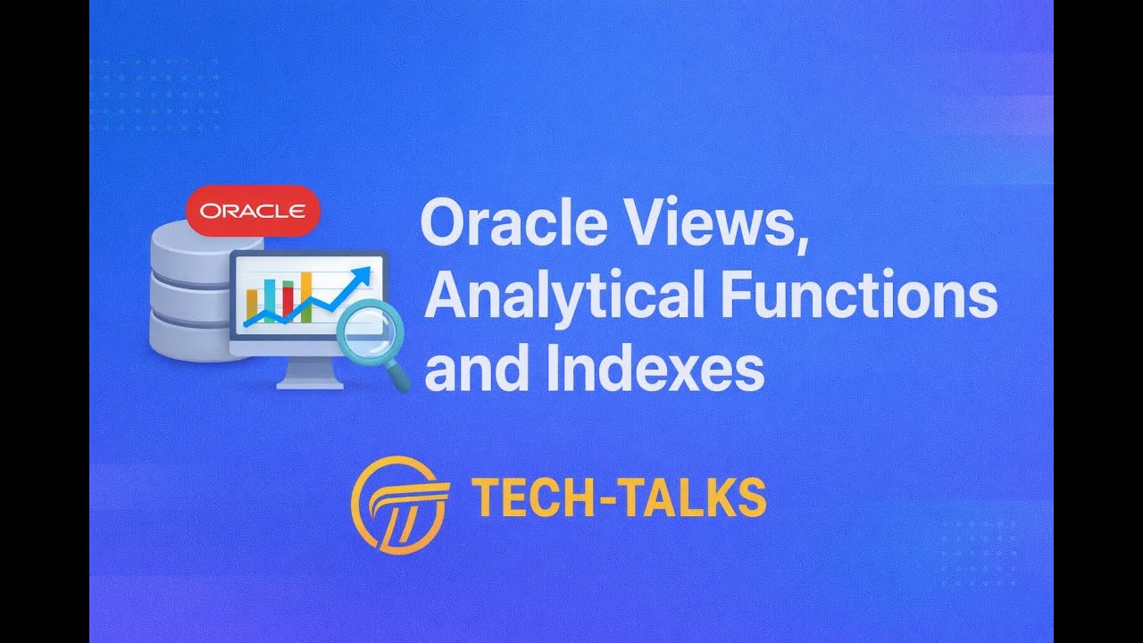 Oracle Views and Analytical Functions and Indexes#tech#coding#oracle#programming #sql#plsql#views