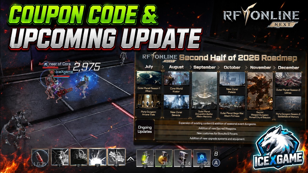 RF Online Next Coupon Code & Upcoming Update 2nd Half 2026