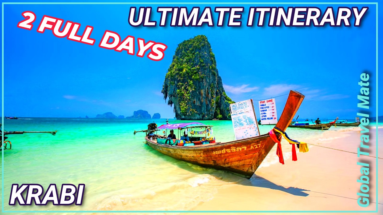 Stunning Krabi Province Itinerary Tours Food and Relax 🇹🇭 Thailand