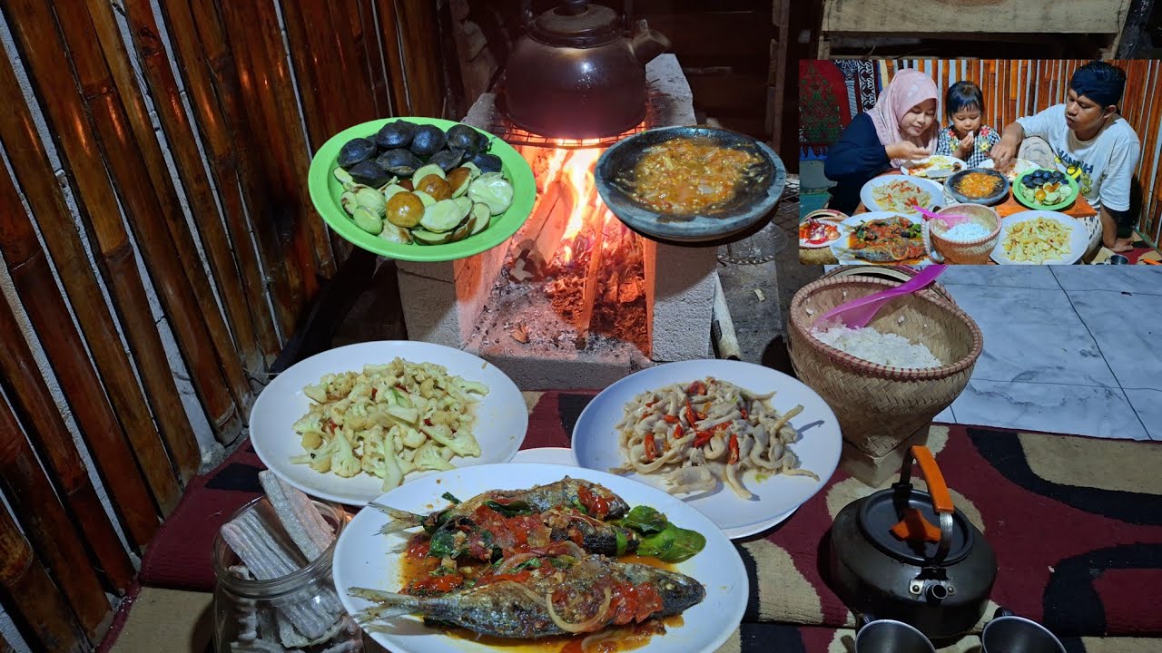 HUJAN DERAS SEHARIAN COCOK BANGET BIKIN OLAHAN SEDERHANA IKAN TUMIS SAMBAL DAN LALAPAN