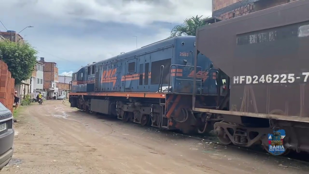VL! - Corredor Minas-Bahia - Composição sendo tracionada por uma única locomotiva! 
