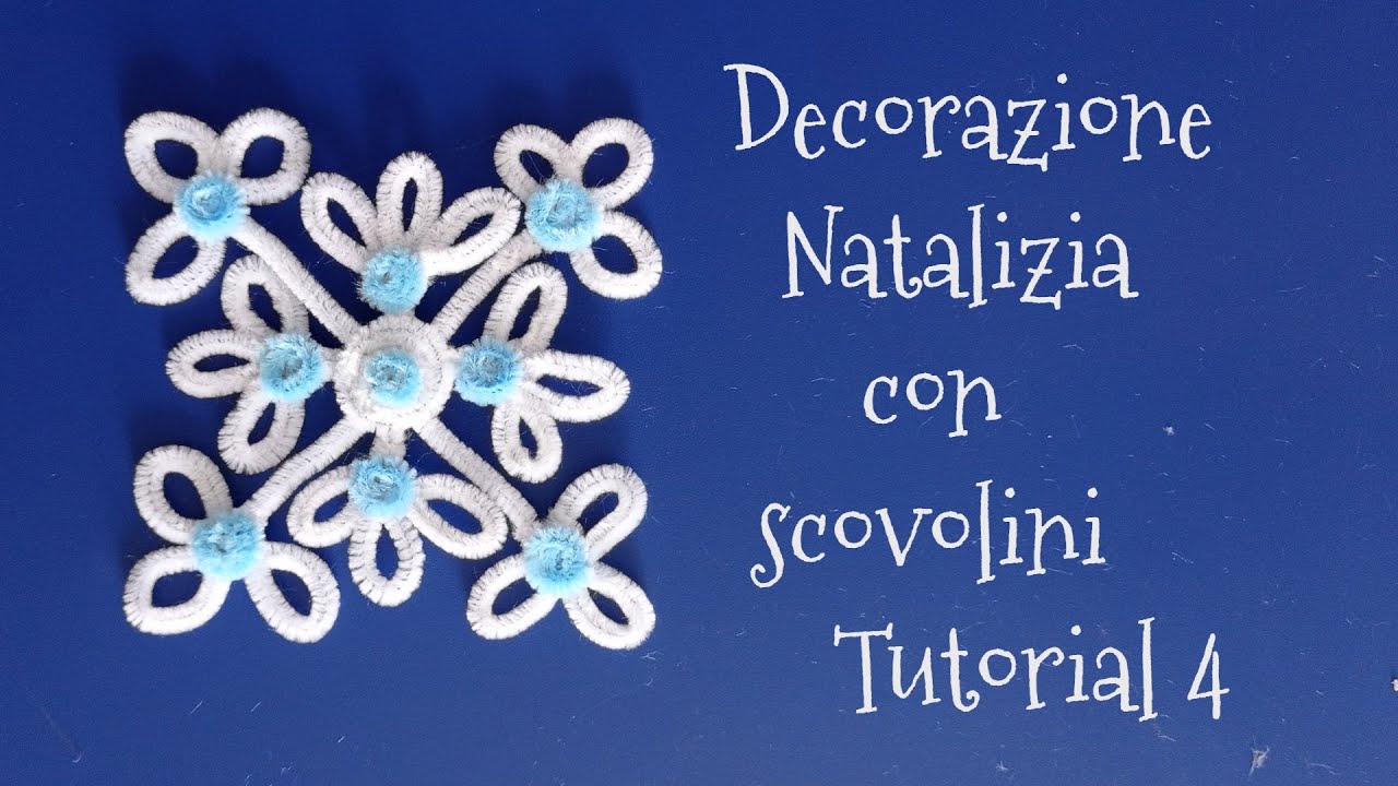 Decorazione Natalizia con scovolini - Tutorial 4 - Stefi64