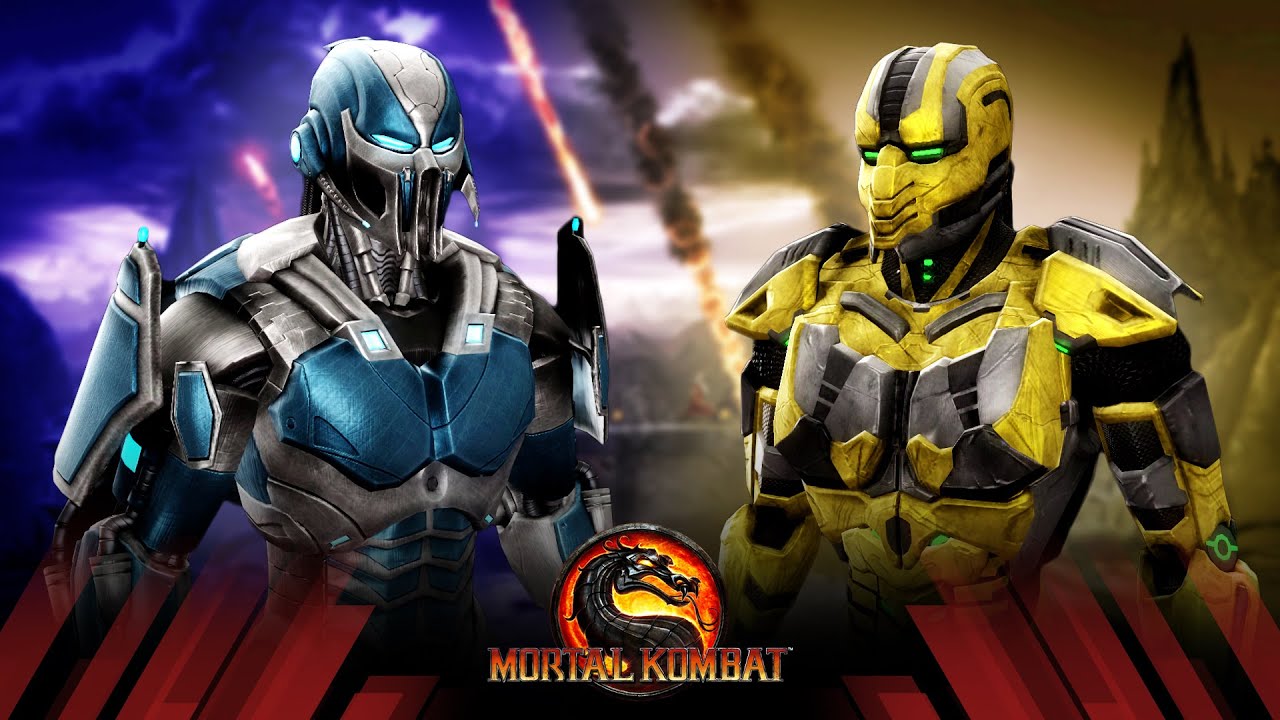 Mortal Kombat 9 - Cyber Sub-Zero and Cyrax Tag Ladder on Expert Difficulty