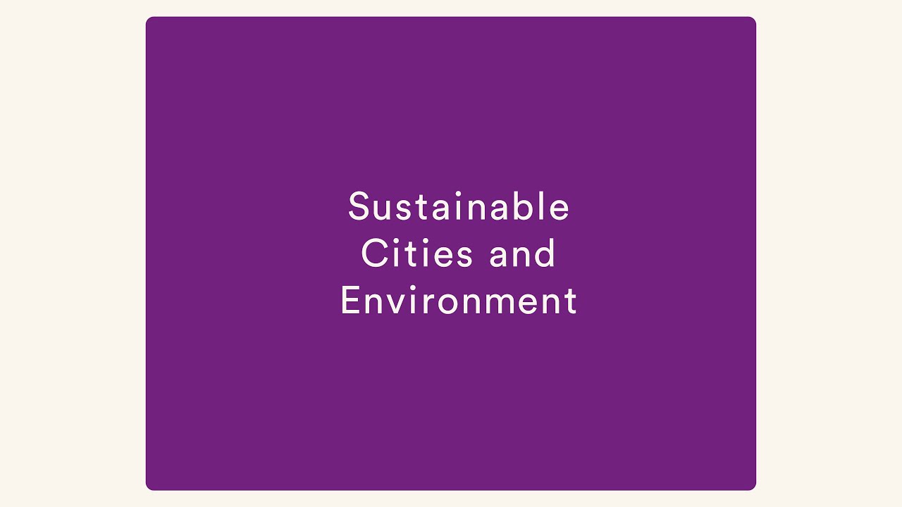 Sustainable Cities and Environment research | University of Nottingham