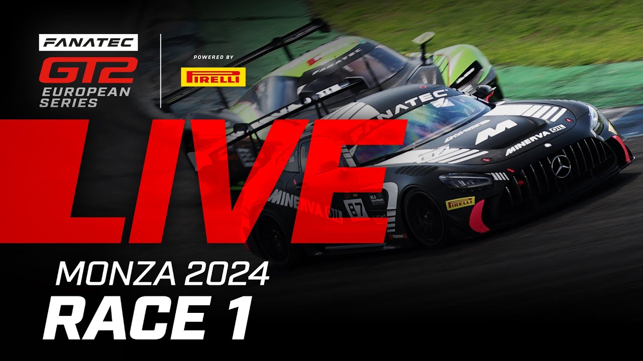 LIVE | Race 1 | Monza | 2024 Fanatec GT2 Europe (ENGLISH)