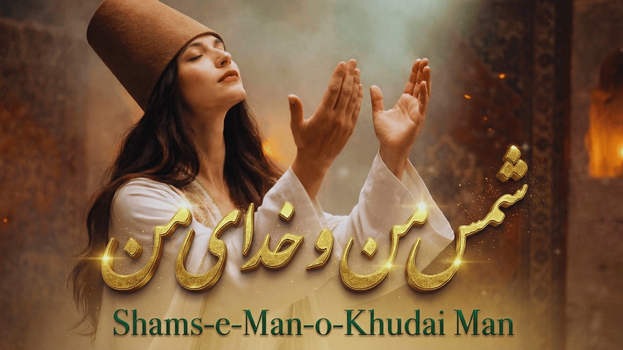 SHAMS-E-MAN-O-KHUDAI MAN (RUMI)شمس من و خدای من – مولانا جلال‌الدین بلخی