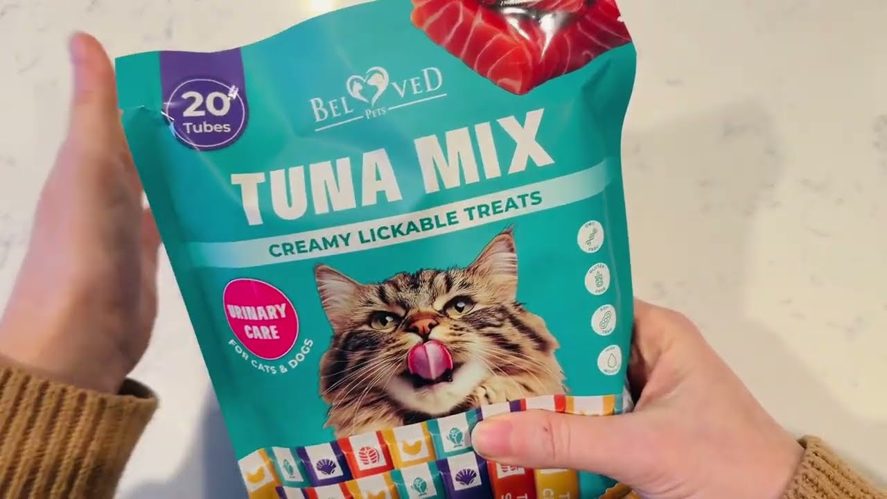 Beloved Pets Lickable Cat Treats Review | Tuna Mix 40ct