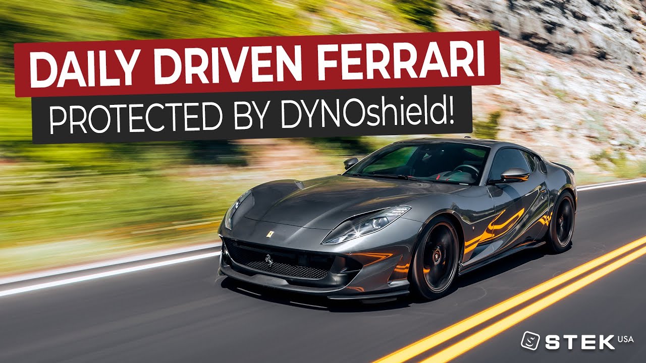Ferrari 812 Superfast, полностью защищенный защитной пленкой DYNOshield PPF | Отзыв от STEK-USA