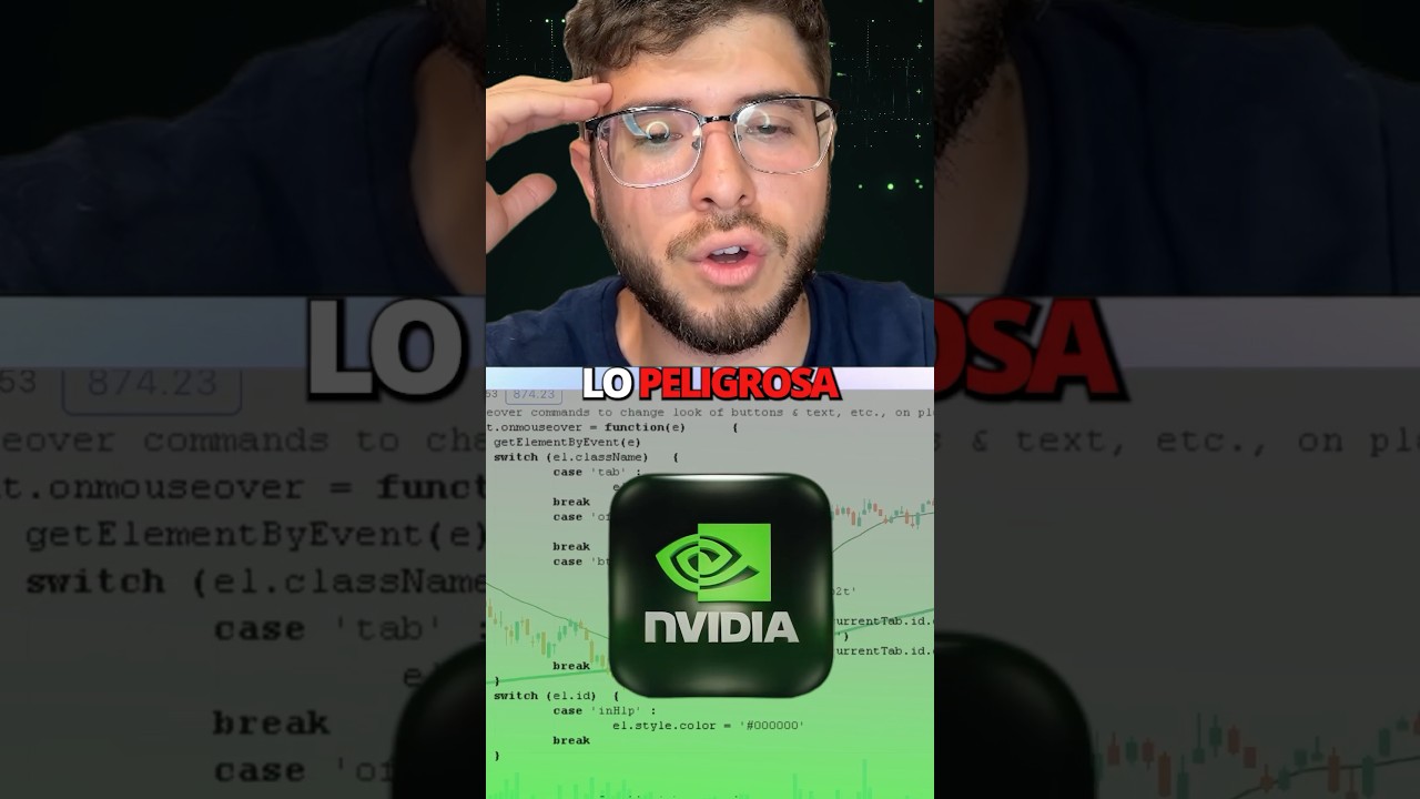 Las peligrosas acciones de NVDA🔴❌ #nvda #acciones #invertir #educacionfinanciera