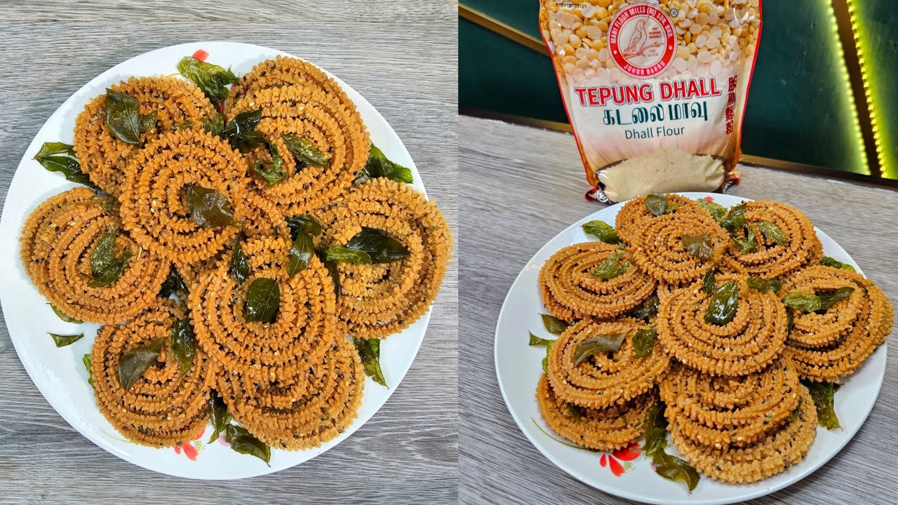 MURUKKU KACANG DHALL RANGUP!!! | Chakli | Mani's Flour Mills