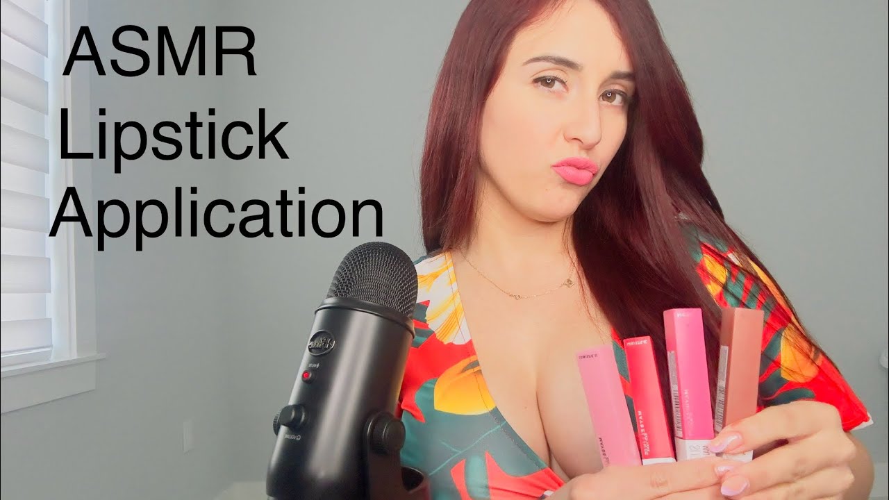 ASMR Lipstick Application | Mouth Sound