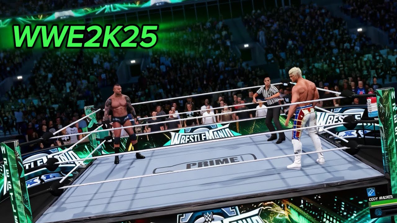 WWE 2K25 - Рэнди Ортон против Коди Роудса - Матч за звание абсолютного чемпиона WWE