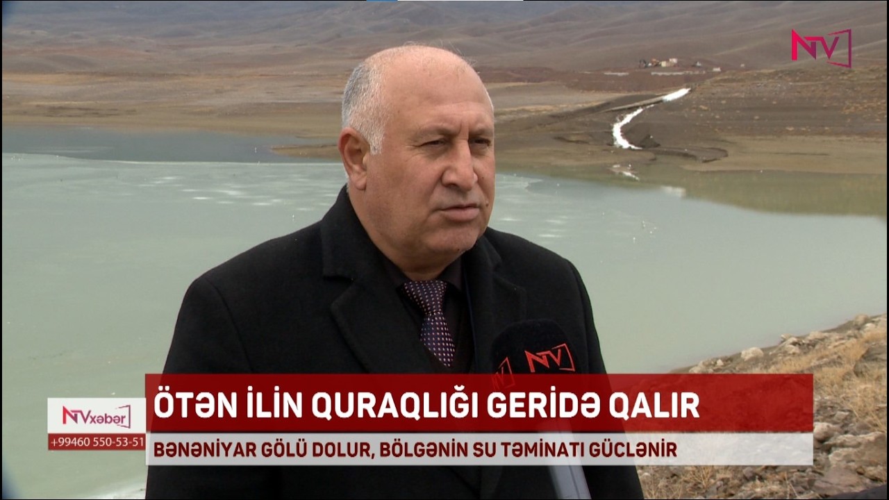 Bənəniyar su anbarını fasiləsiz su ilə təmin edəcək yeni kanalın tikintisi davam edir