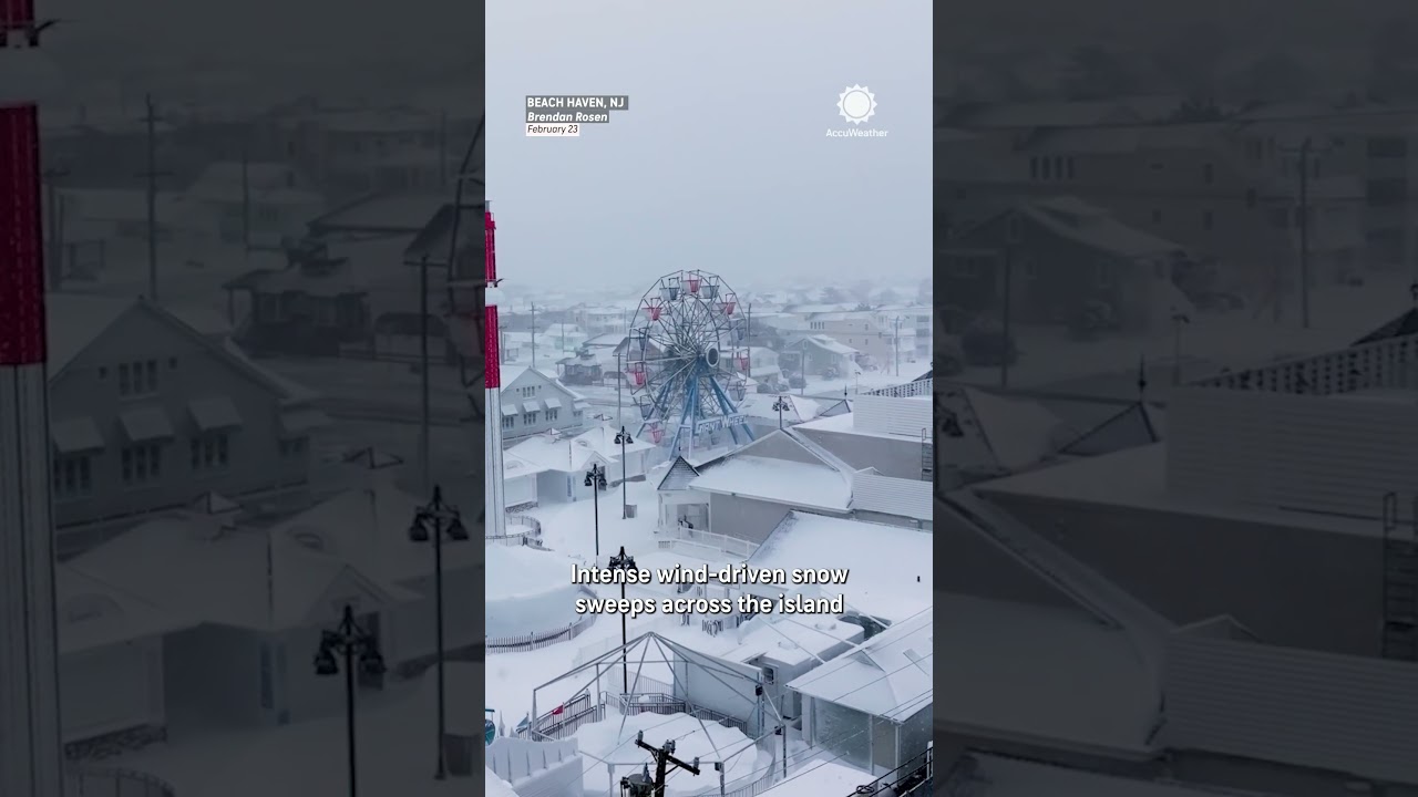 Massive Blizzard Paralyzes New Jersey Coast With Snow, Tidal Flooding