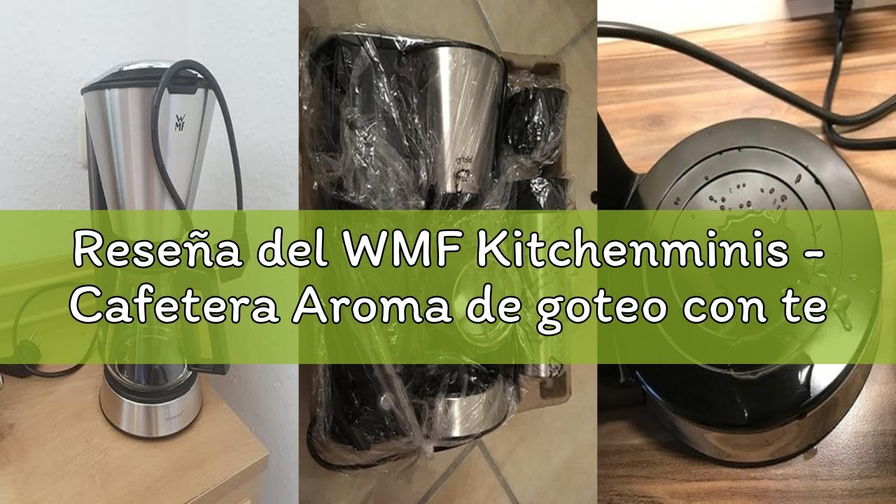 Reseña del WMF Kitchenminis - Cafetera Aroma de goteo con termo, cafetera de filtro para hasta 5 taz