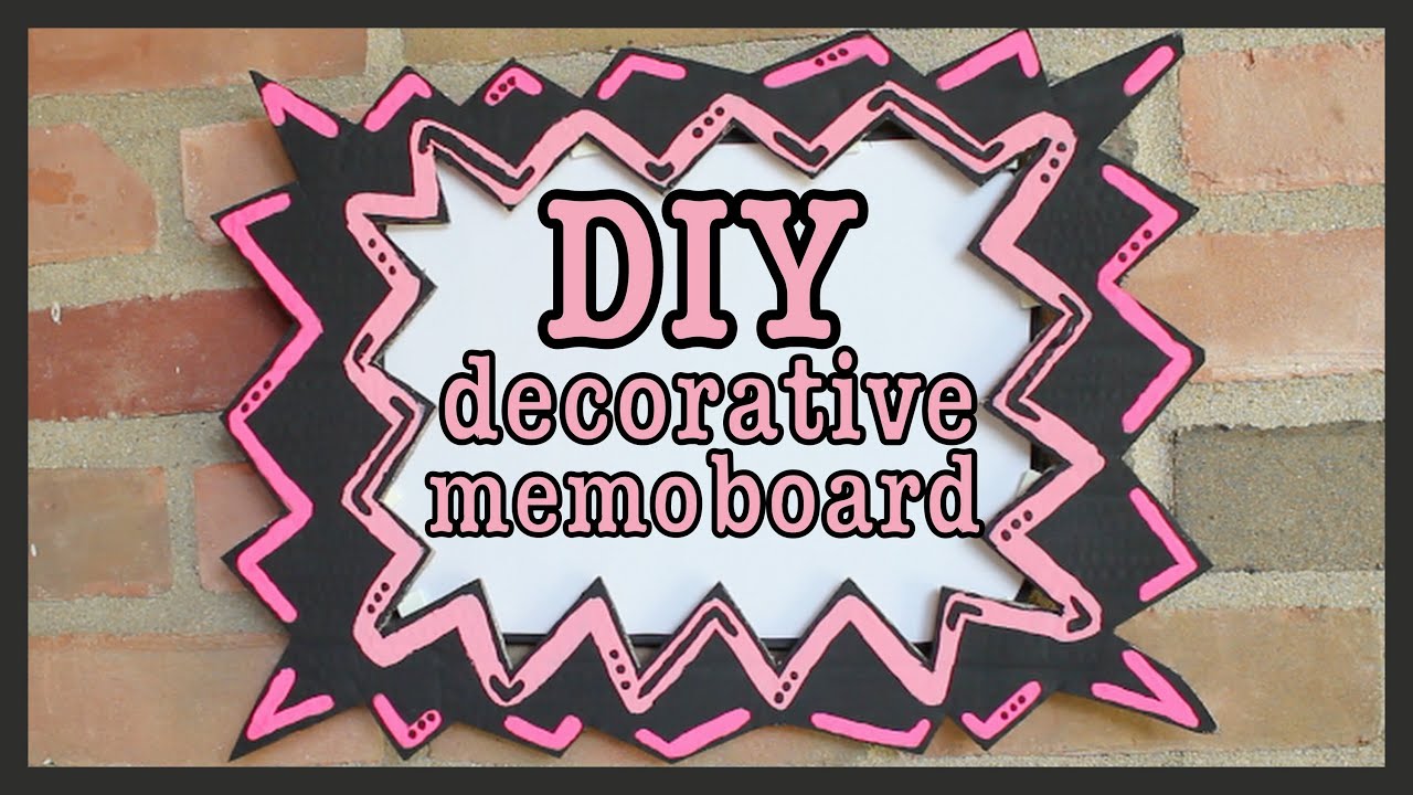 DIY: Decorative Memo Board!