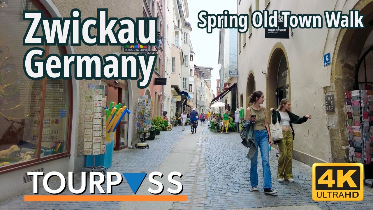 Zwickau, Germany 🇩🇪 Old Town Walking Tour | Hidden Gem of Saxony 4K