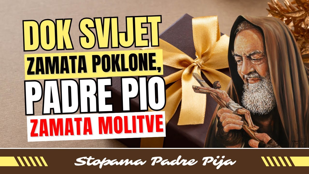 Dok svijet zamata poklone, padre Pio zamata molitve
