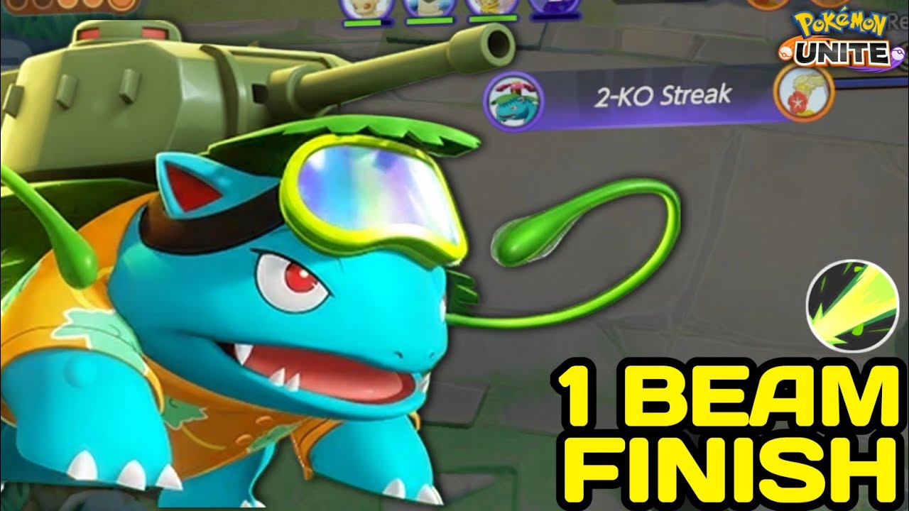 100K Damage 🔥 This is the Best Build for a Solar Beam Venusaur | Pokemon Unite - NINZA PLAYS