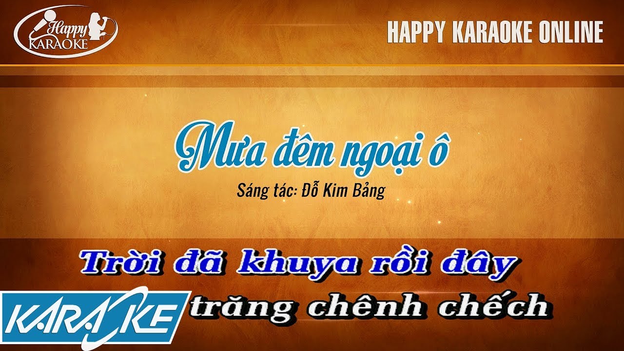 KARAOKE | MƯA ĐÊM NGOẠI Ô - HOÀNG OANH & NHƯ QUỲNH | Tone Gm