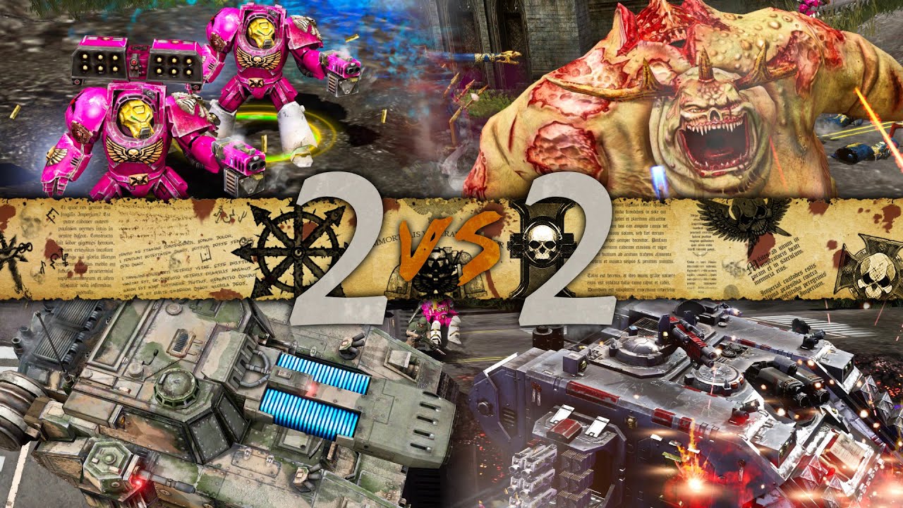 Warhammer 40,000: Dawn of War 2 - 2v2 | ColeMagraph + Red_crown [vs] new bad + PickPacker